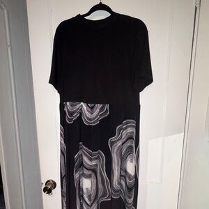 Abstract Maxi Dress